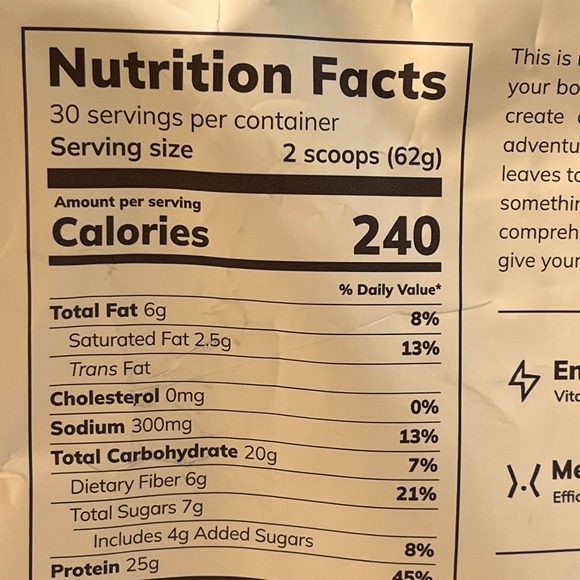 KA'CHAVA Chocolate ALL IN ONE Nutrition Shake 30 Serving 4 lb Protein Sealed - Picture 6 of 8